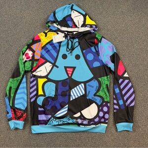 Fresh Hoods Colorful Graphic Hoodie by Britto